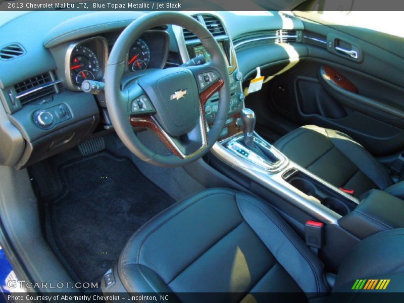 Jet Black Interior - 2013 Malibu LTZ 