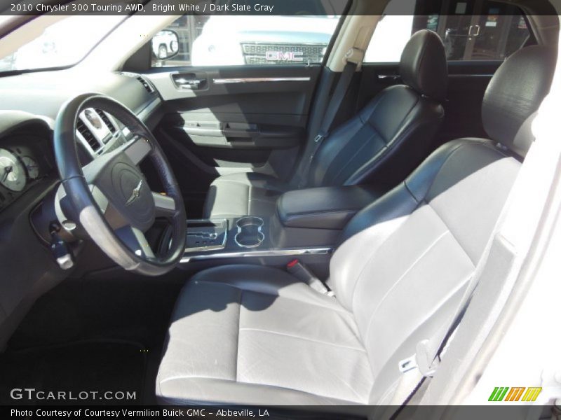 Bright White / Dark Slate Gray 2010 Chrysler 300 Touring AWD