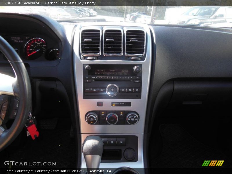 Carbon Black Metallic / Ebony 2009 GMC Acadia SLE