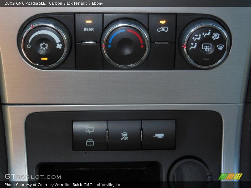 Carbon Black Metallic / Ebony 2009 GMC Acadia SLE