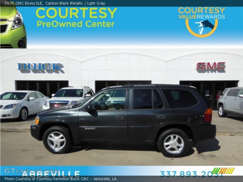 Carbon Black Metallic / Light Gray 2005 GMC Envoy SLE