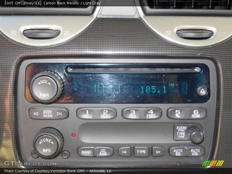 Carbon Black Metallic / Light Gray 2005 GMC Envoy SLE