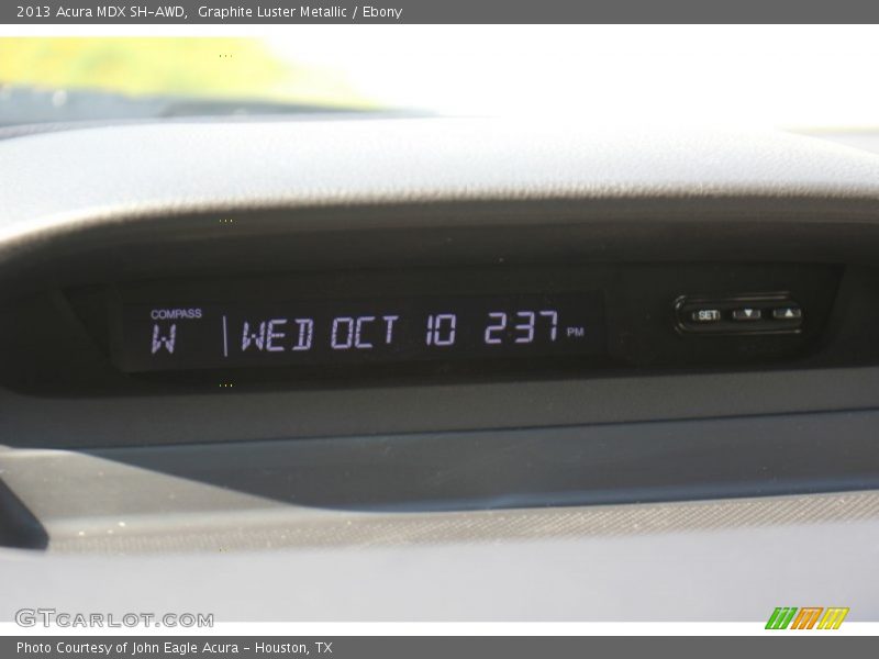 Graphite Luster Metallic / Ebony 2013 Acura MDX SH-AWD