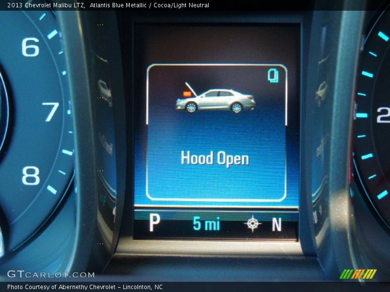 Atlantis Blue Metallic / Cocoa/Light Neutral 2013 Chevrolet Malibu LTZ