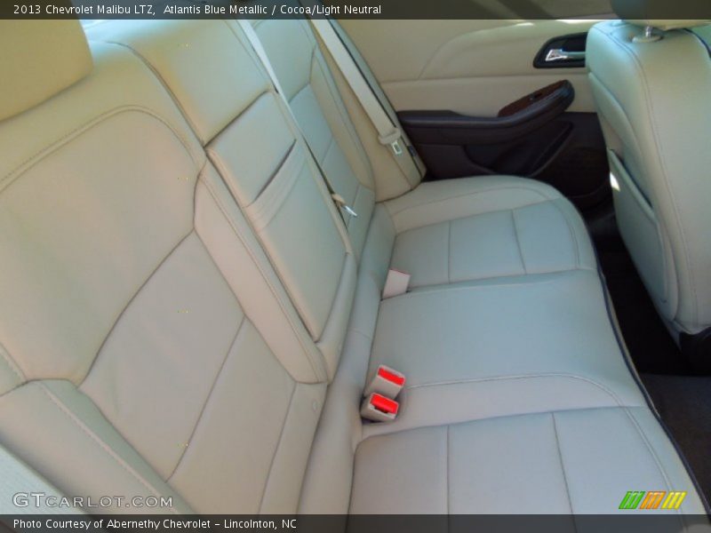 Atlantis Blue Metallic / Cocoa/Light Neutral 2013 Chevrolet Malibu LTZ
