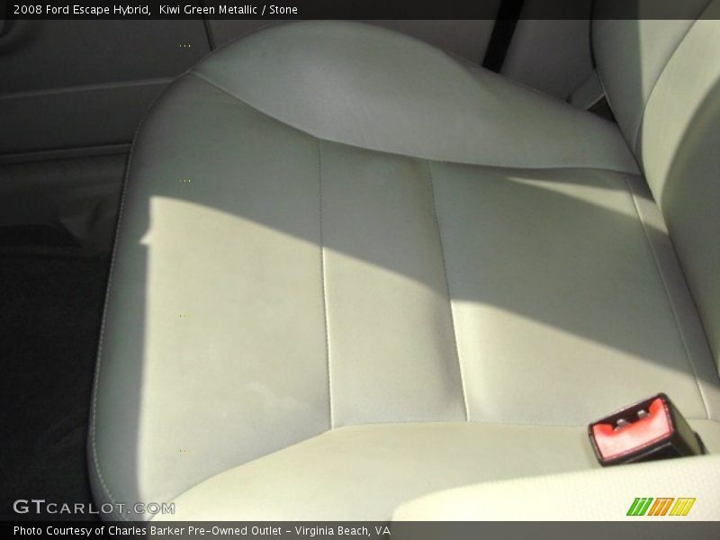Kiwi Green Metallic / Stone 2008 Ford Escape Hybrid