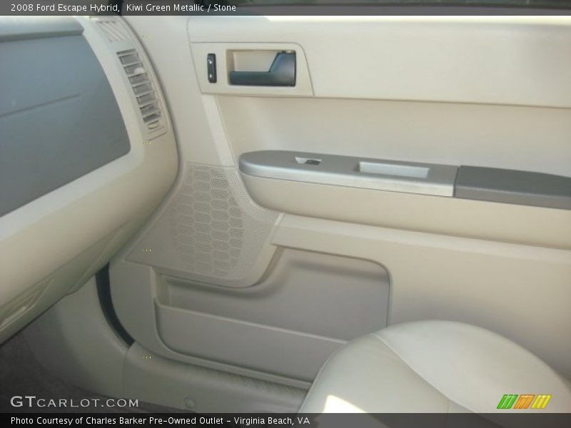 Kiwi Green Metallic / Stone 2008 Ford Escape Hybrid