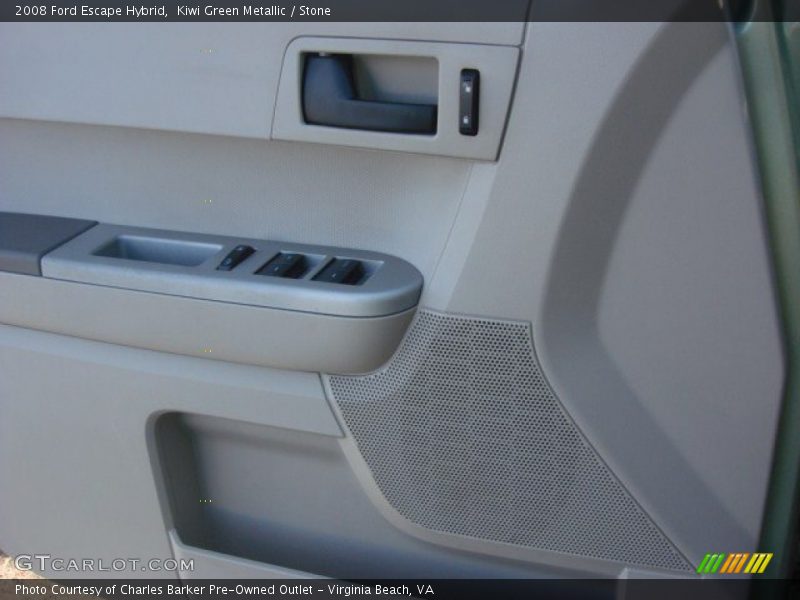 Kiwi Green Metallic / Stone 2008 Ford Escape Hybrid