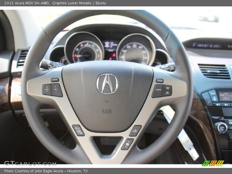 Graphite Luster Metallic / Ebony 2013 Acura MDX SH-AWD