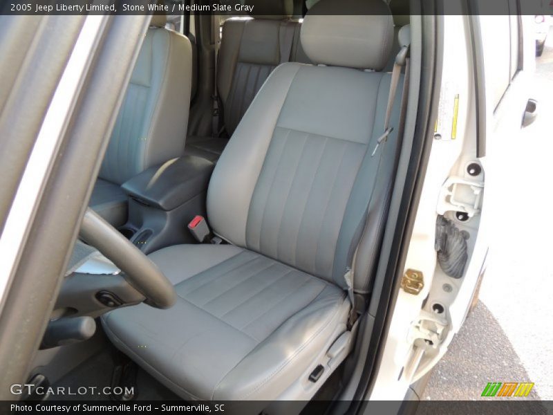 Stone White / Medium Slate Gray 2005 Jeep Liberty Limited