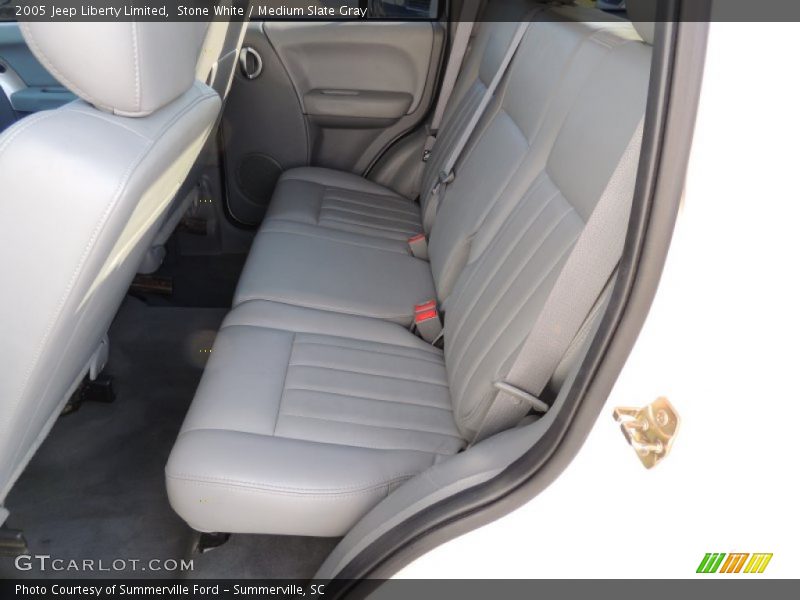 Stone White / Medium Slate Gray 2005 Jeep Liberty Limited
