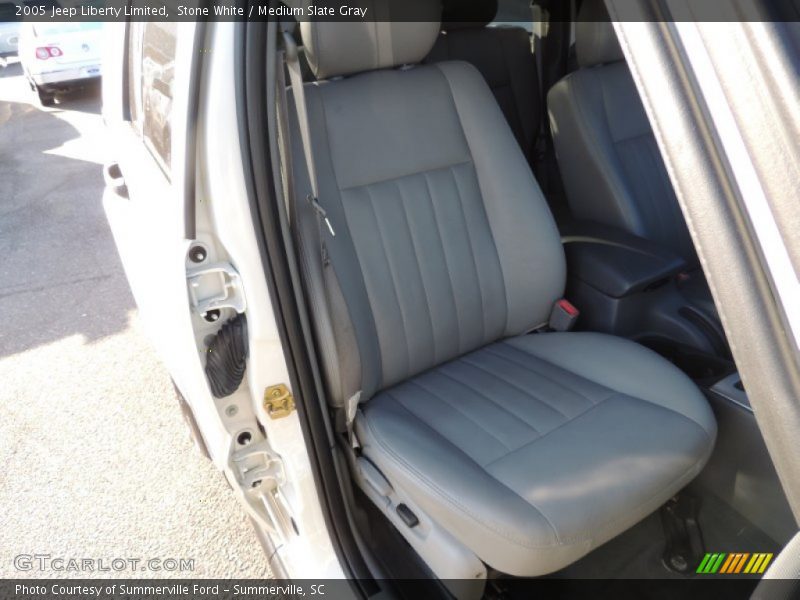 Stone White / Medium Slate Gray 2005 Jeep Liberty Limited