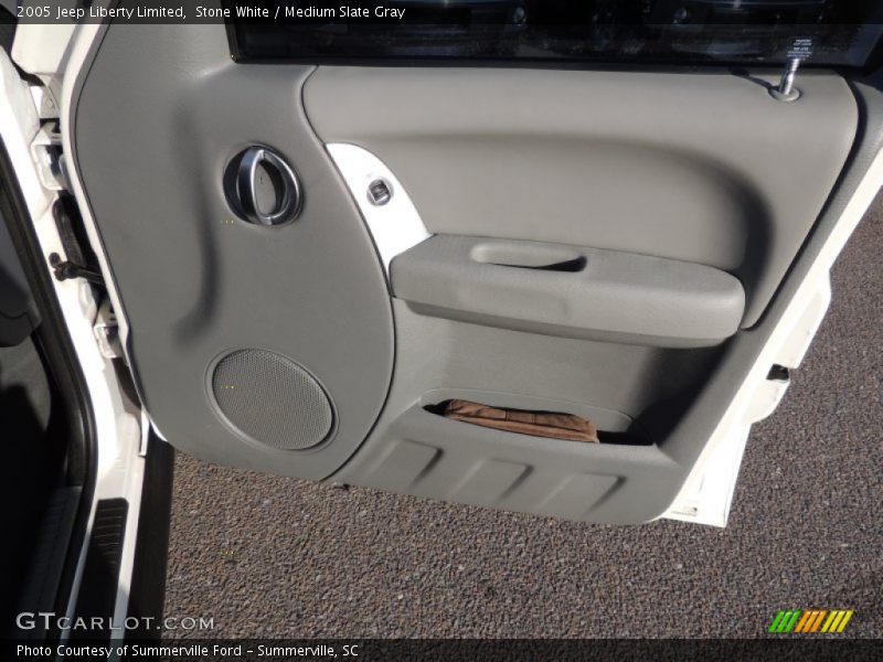 Stone White / Medium Slate Gray 2005 Jeep Liberty Limited