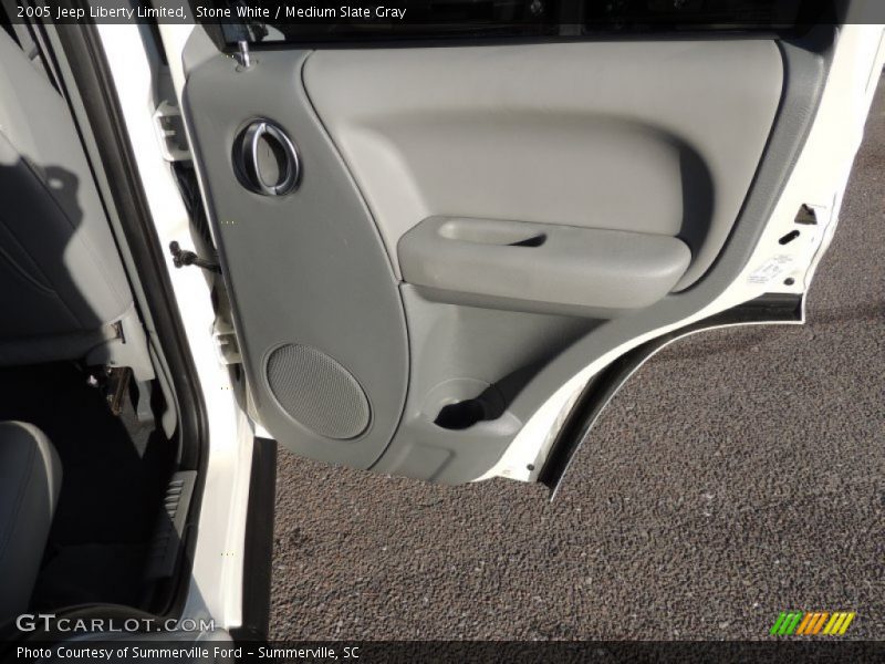 Stone White / Medium Slate Gray 2005 Jeep Liberty Limited