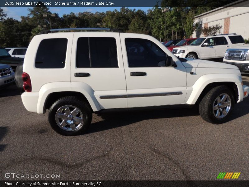 Stone White / Medium Slate Gray 2005 Jeep Liberty Limited