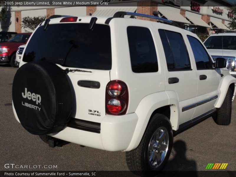 Stone White / Medium Slate Gray 2005 Jeep Liberty Limited