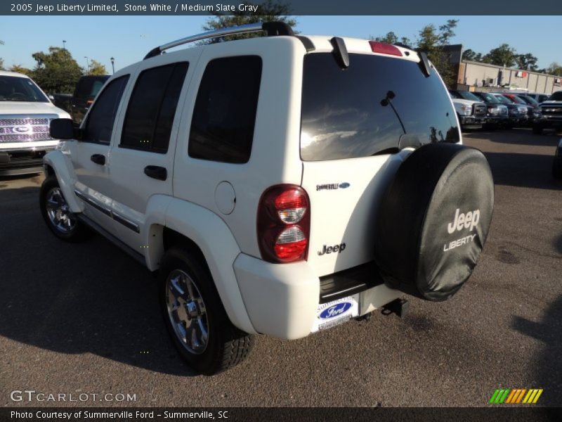 Stone White / Medium Slate Gray 2005 Jeep Liberty Limited