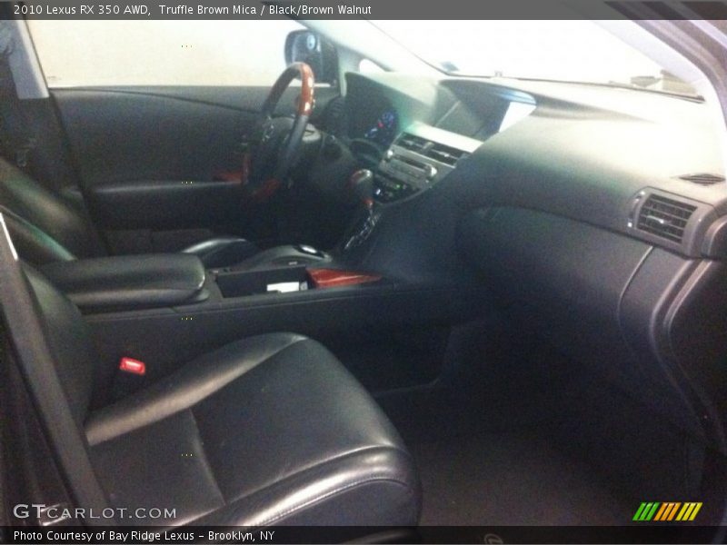 Truffle Brown Mica / Black/Brown Walnut 2010 Lexus RX 350 AWD