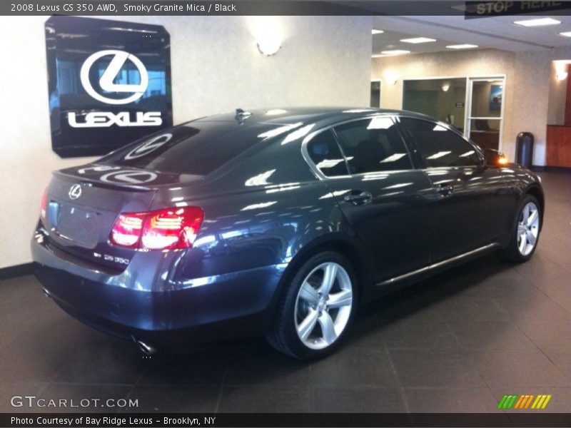 Smoky Granite Mica / Black 2008 Lexus GS 350 AWD
