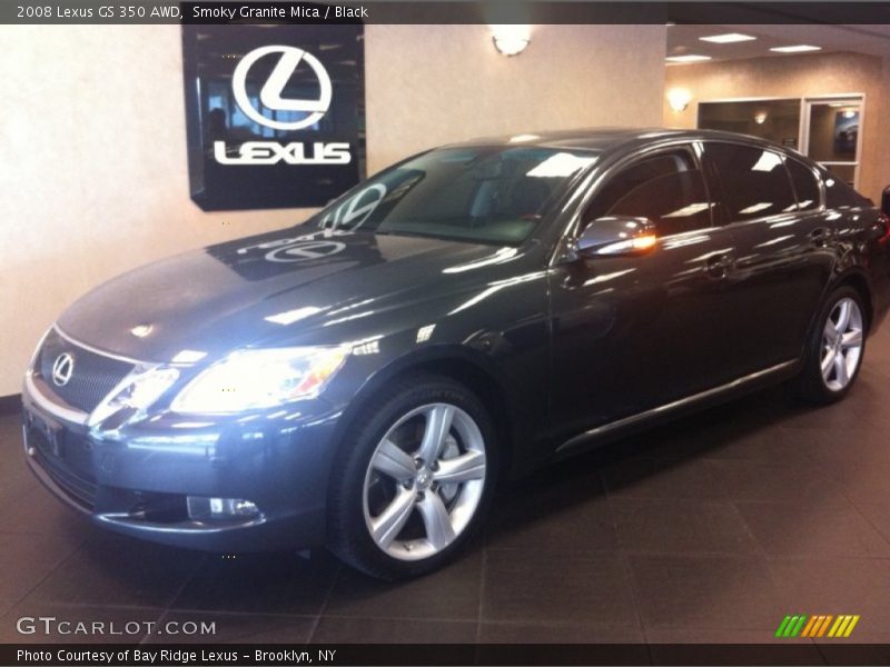 Smoky Granite Mica / Black 2008 Lexus GS 350 AWD