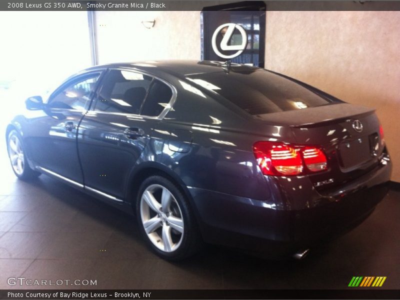 Smoky Granite Mica / Black 2008 Lexus GS 350 AWD