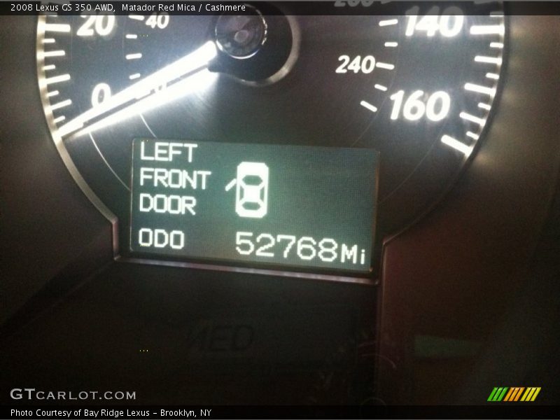 Matador Red Mica / Cashmere 2008 Lexus GS 350 AWD