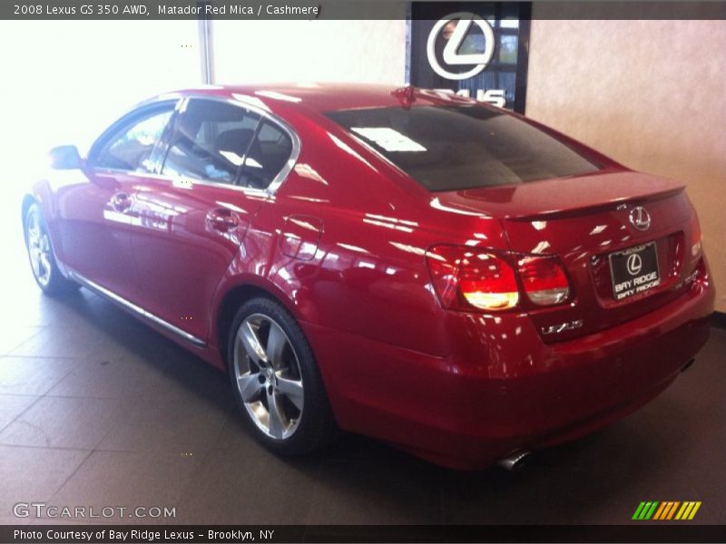 Matador Red Mica / Cashmere 2008 Lexus GS 350 AWD