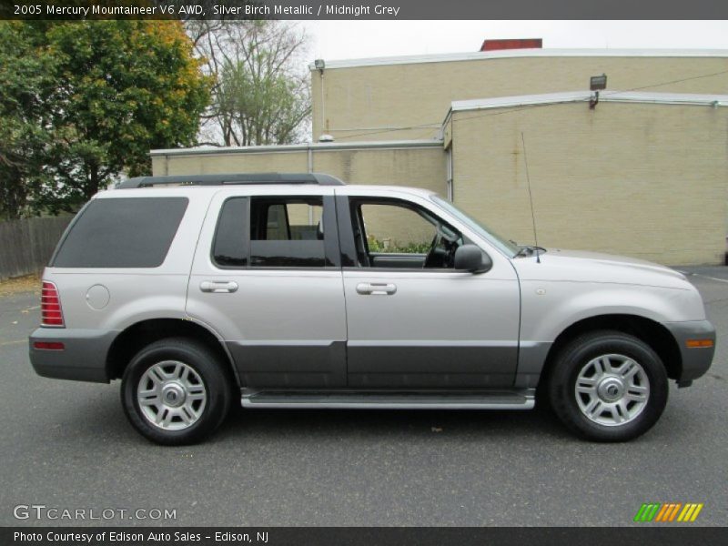 Silver Birch Metallic / Midnight Grey 2005 Mercury Mountaineer V6 AWD