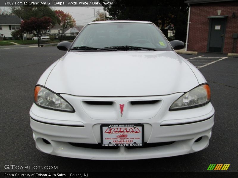 Arctic White / Dark Pewter 2002 Pontiac Grand Am GT Coupe