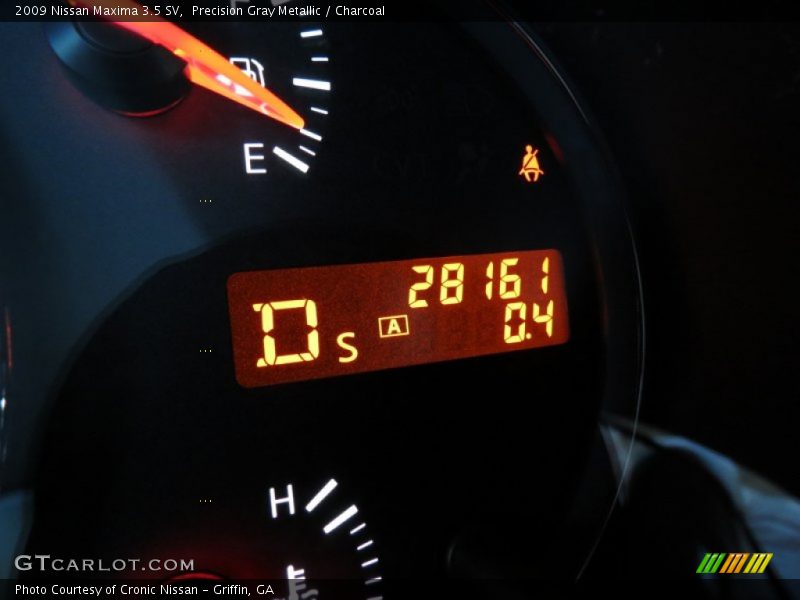 Precision Gray Metallic / Charcoal 2009 Nissan Maxima 3.5 SV