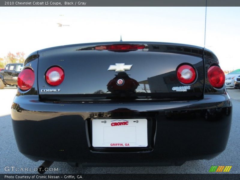 Black / Gray 2010 Chevrolet Cobalt LS Coupe
