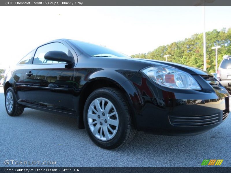 Black / Gray 2010 Chevrolet Cobalt LS Coupe