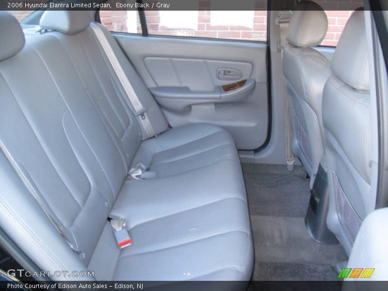 Ebony Black / Gray 2006 Hyundai Elantra Limited Sedan