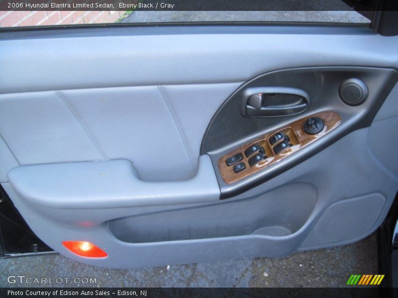 Ebony Black / Gray 2006 Hyundai Elantra Limited Sedan