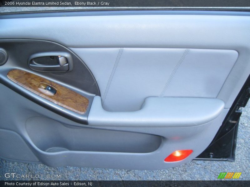 Ebony Black / Gray 2006 Hyundai Elantra Limited Sedan