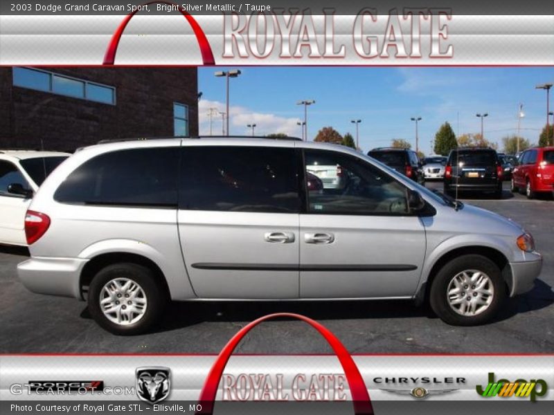 Bright Silver Metallic / Taupe 2003 Dodge Grand Caravan Sport