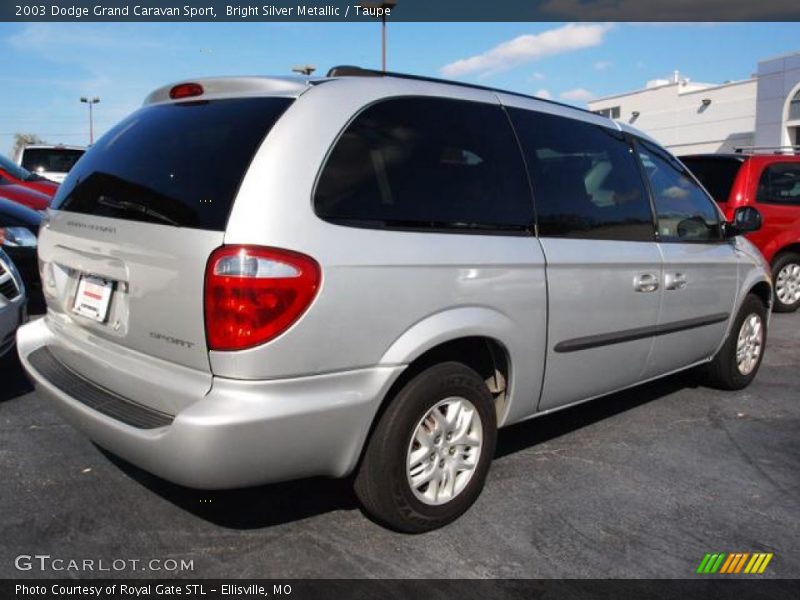 Bright Silver Metallic / Taupe 2003 Dodge Grand Caravan Sport