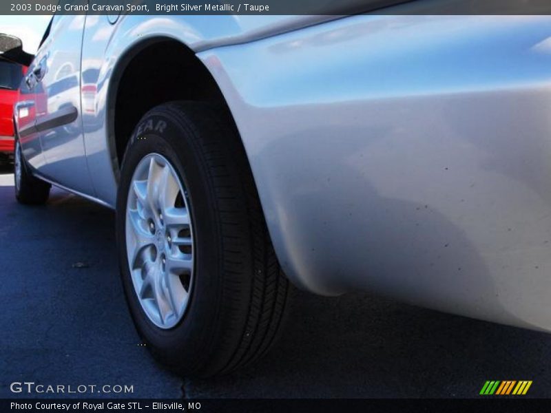 Bright Silver Metallic / Taupe 2003 Dodge Grand Caravan Sport