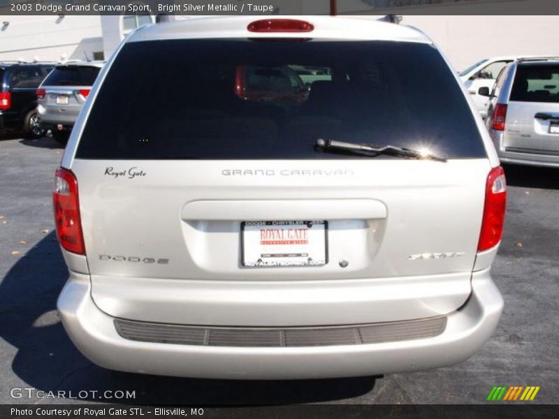 Bright Silver Metallic / Taupe 2003 Dodge Grand Caravan Sport