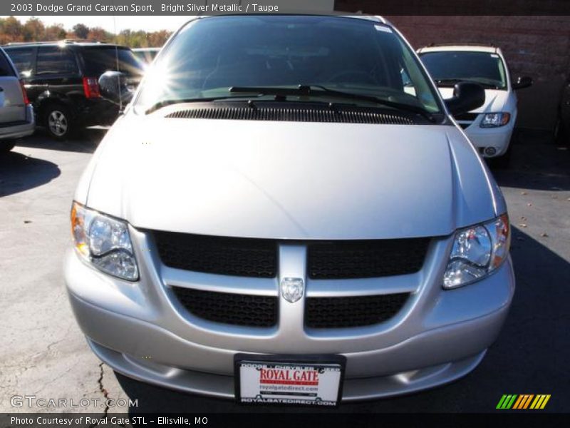 Bright Silver Metallic / Taupe 2003 Dodge Grand Caravan Sport