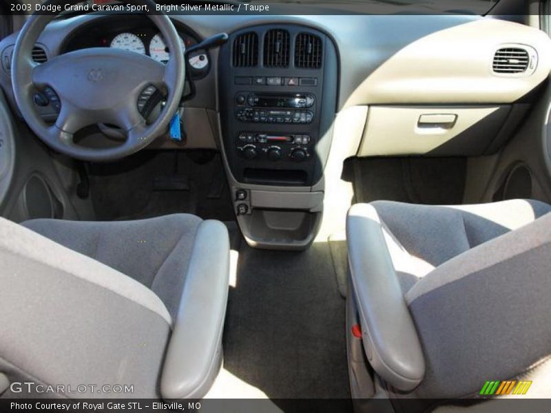 Bright Silver Metallic / Taupe 2003 Dodge Grand Caravan Sport