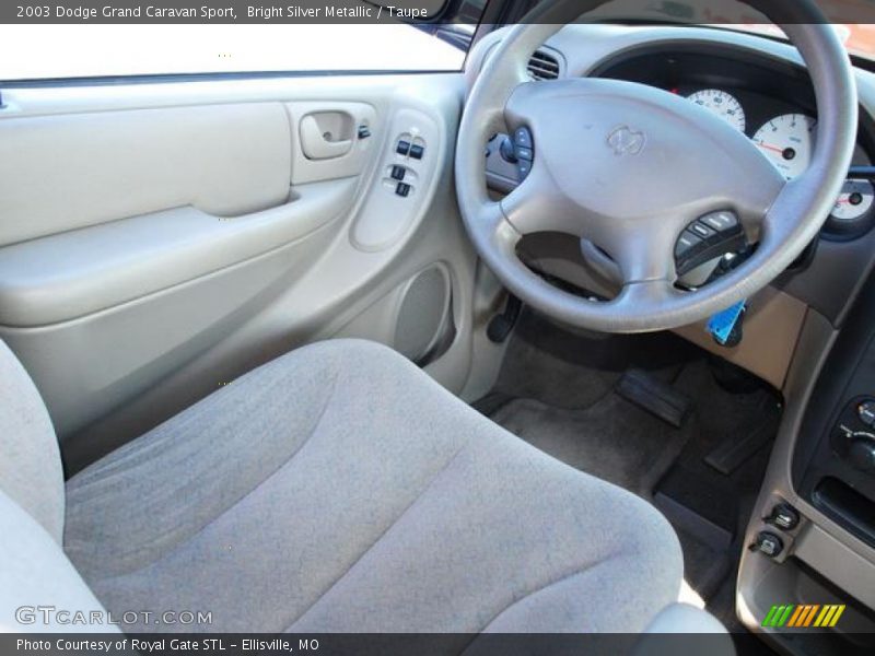 Bright Silver Metallic / Taupe 2003 Dodge Grand Caravan Sport
