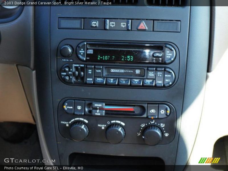 Bright Silver Metallic / Taupe 2003 Dodge Grand Caravan Sport