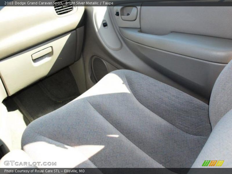 Bright Silver Metallic / Taupe 2003 Dodge Grand Caravan Sport