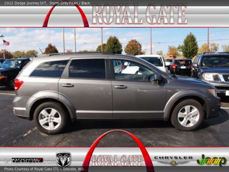 Storm Grey Pearl / Black 2012 Dodge Journey SXT