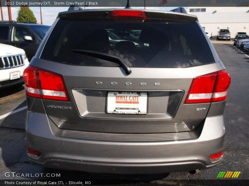 Storm Grey Pearl / Black 2012 Dodge Journey SXT