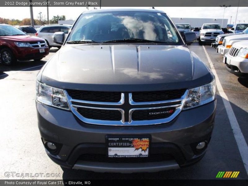 Storm Grey Pearl / Black 2012 Dodge Journey SXT
