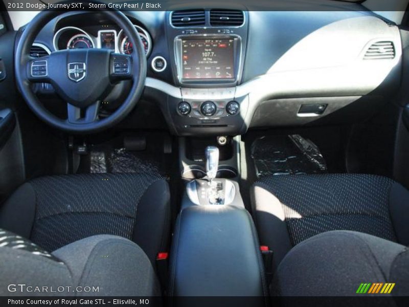 Storm Grey Pearl / Black 2012 Dodge Journey SXT