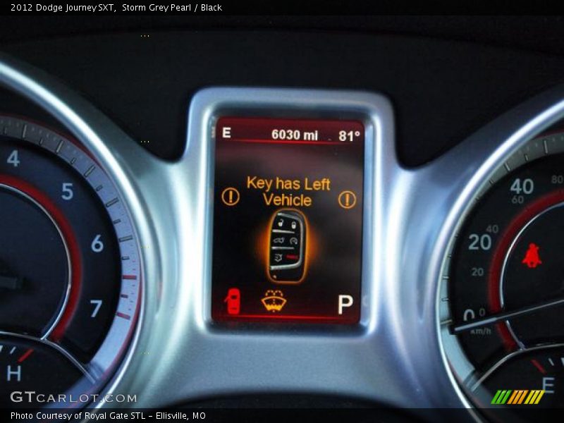 Storm Grey Pearl / Black 2012 Dodge Journey SXT