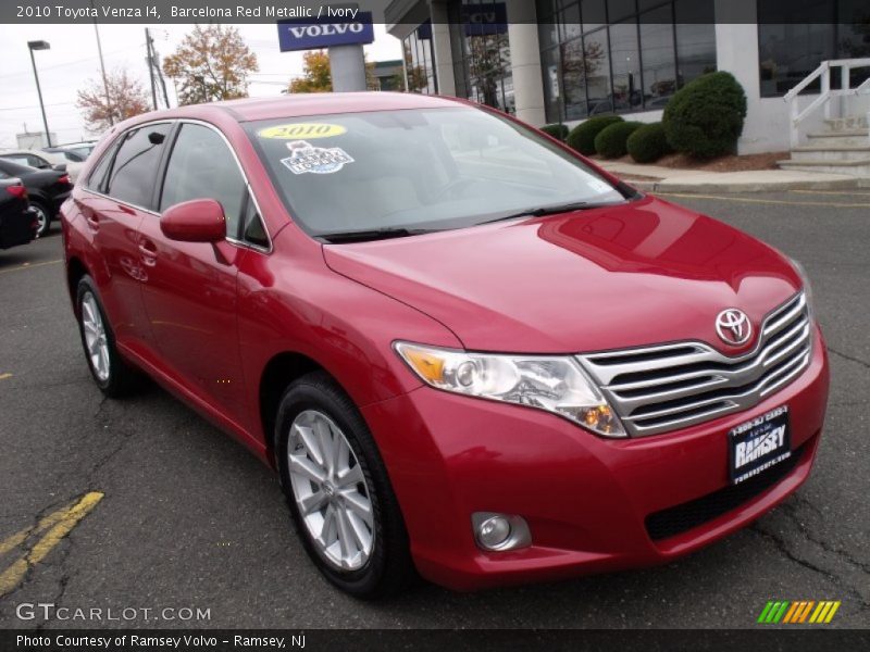 Barcelona Red Metallic / Ivory 2010 Toyota Venza I4